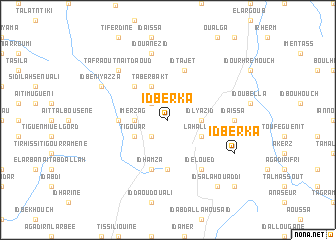 map of Id Berka