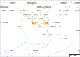 map of Id Boukkou