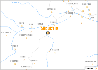 map of Id Bou Ktir