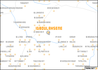 map of Id Bou Lahsene