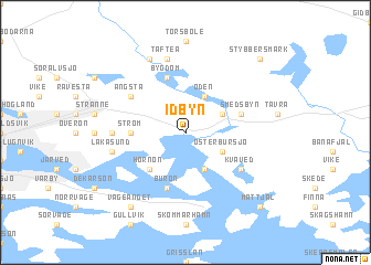 map of Idbyn