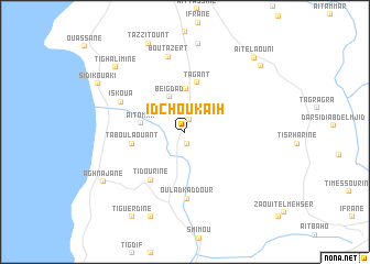 map of Id Choukaïh