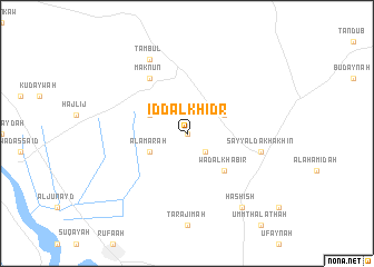 map of ‘Idd al Khiḑr