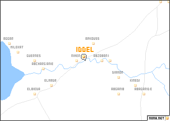 map of Id Del