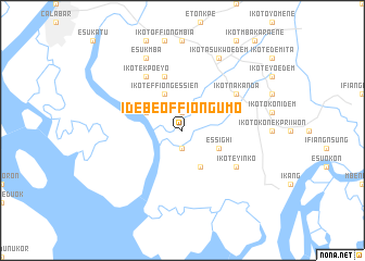 map of Idebe Offiong Umo