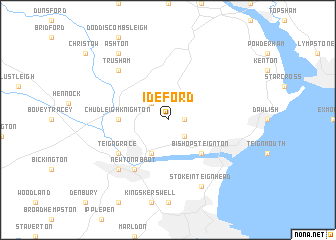 map of Ideford