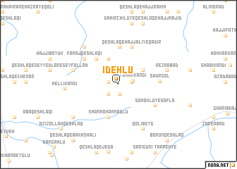 map of Īdehlū