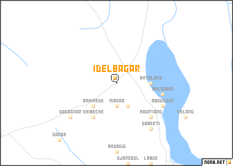 map of Idel Bagar