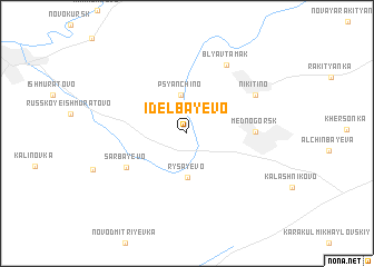 map of Idel\
