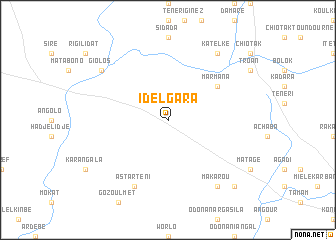 map of Id el Gara