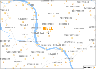 map of Idell