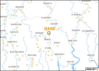 map of Idema