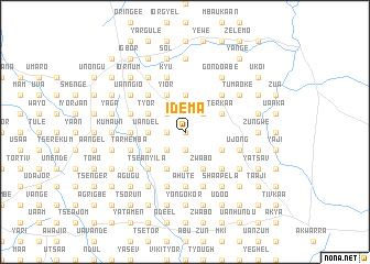 map of Idema