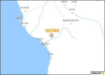 map of Idenao