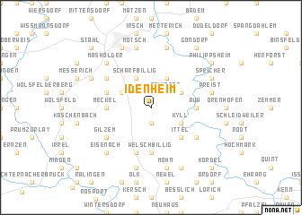 map of Idenheim