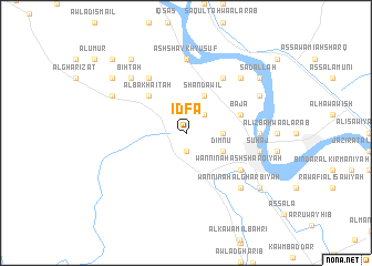 map of Idfā