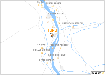 map of Idfū