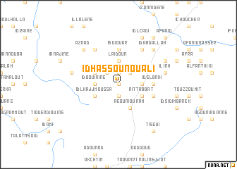 map of Id Hassoun ou Ali