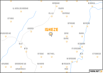 map of Idheze