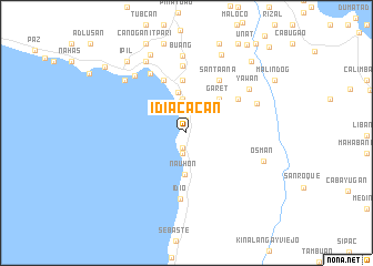 map of Idiacacan