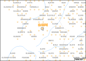 map of Idiape