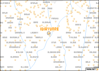 map of Idi Ayunre