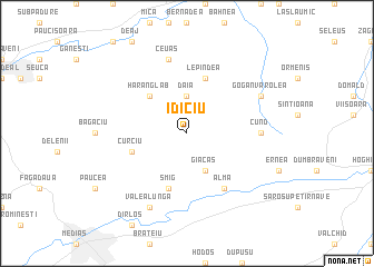 map of Idiciu