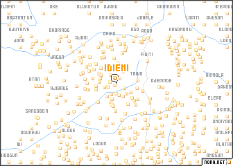 map of Idi Emi