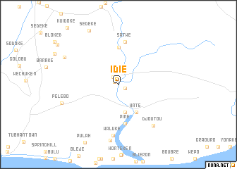 map of Idié