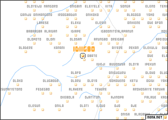 map of Idi Igbo