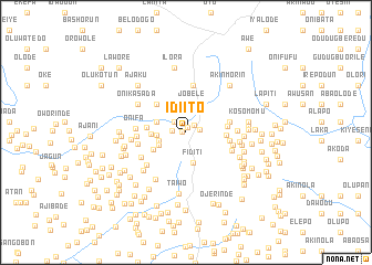 map of Idi Ito