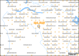 map of Idilpur