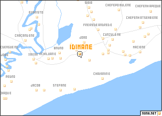 map of I. Dimane