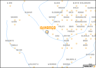 map of Idi Mango