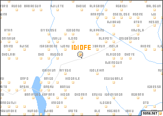 map of Idi Ofe