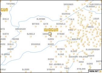 map of Idiogun