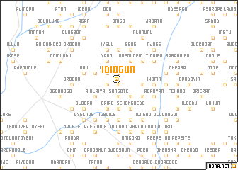 map of Idiogun