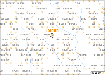 map of Idiomo