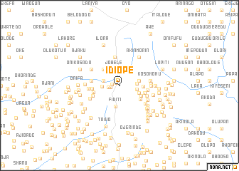 map of Idi Ope