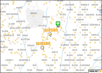 map of Idiosan