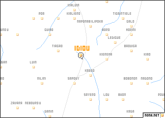 map of Idiou