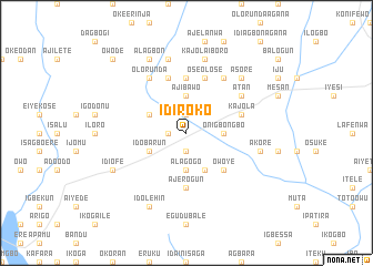 map of Idiroko