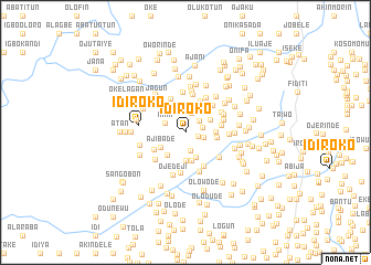 map of Idiroko