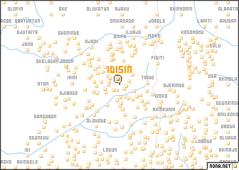 map of Idisin