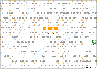 map of Idisin