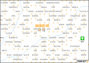 map of Idisin