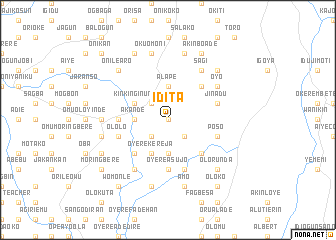 map of Idita