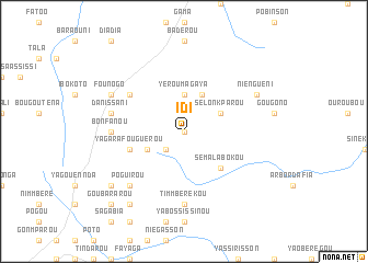 map of Idi