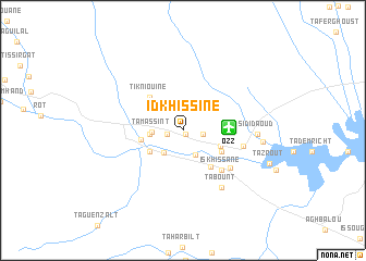 map of Idkhissine