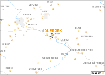 map of Idlepark